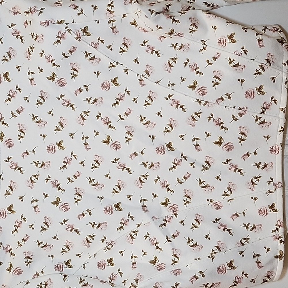 Aritzia Sunday Best Maverick Bustier Top White Floral Size Meduim - Picture 15 of 16
